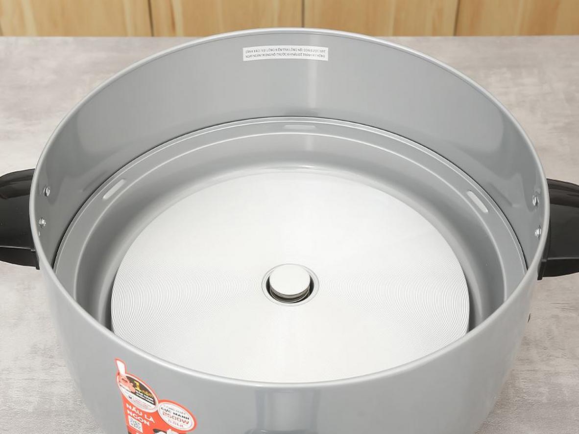 Dung tích 6.5 lít - Nồi Sharp KSH-H65V-SL