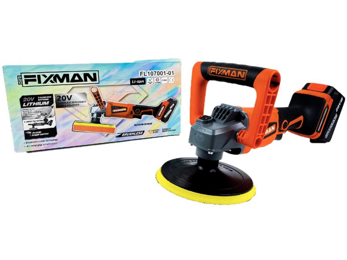 Động cơ Brushless của Fixman FL107001-01 giúp máy chạy êm và bền hơn khi làm việc liên tục trên công trường.