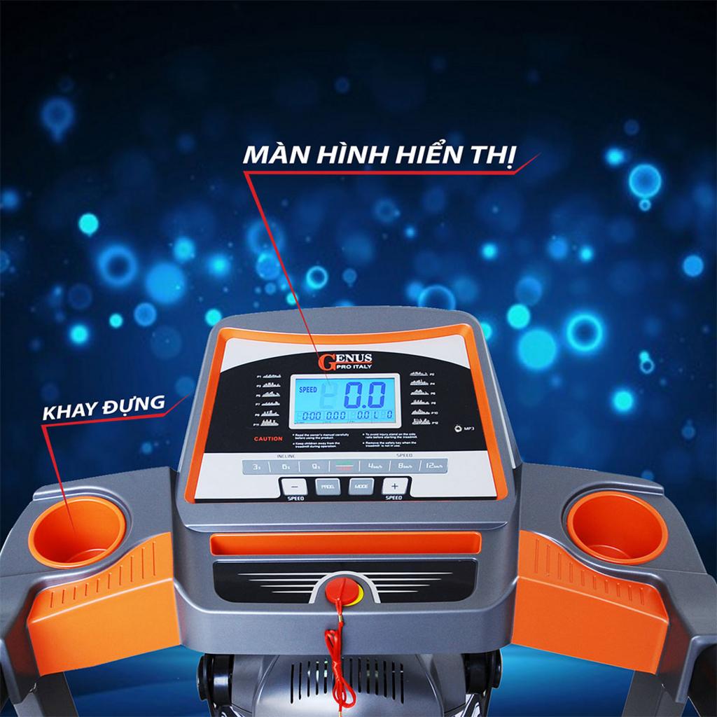 Minh họa tấm đệm giảm chấn và bề mặt bàn chạy, kèm biểu tượng bảo vệ khớp.