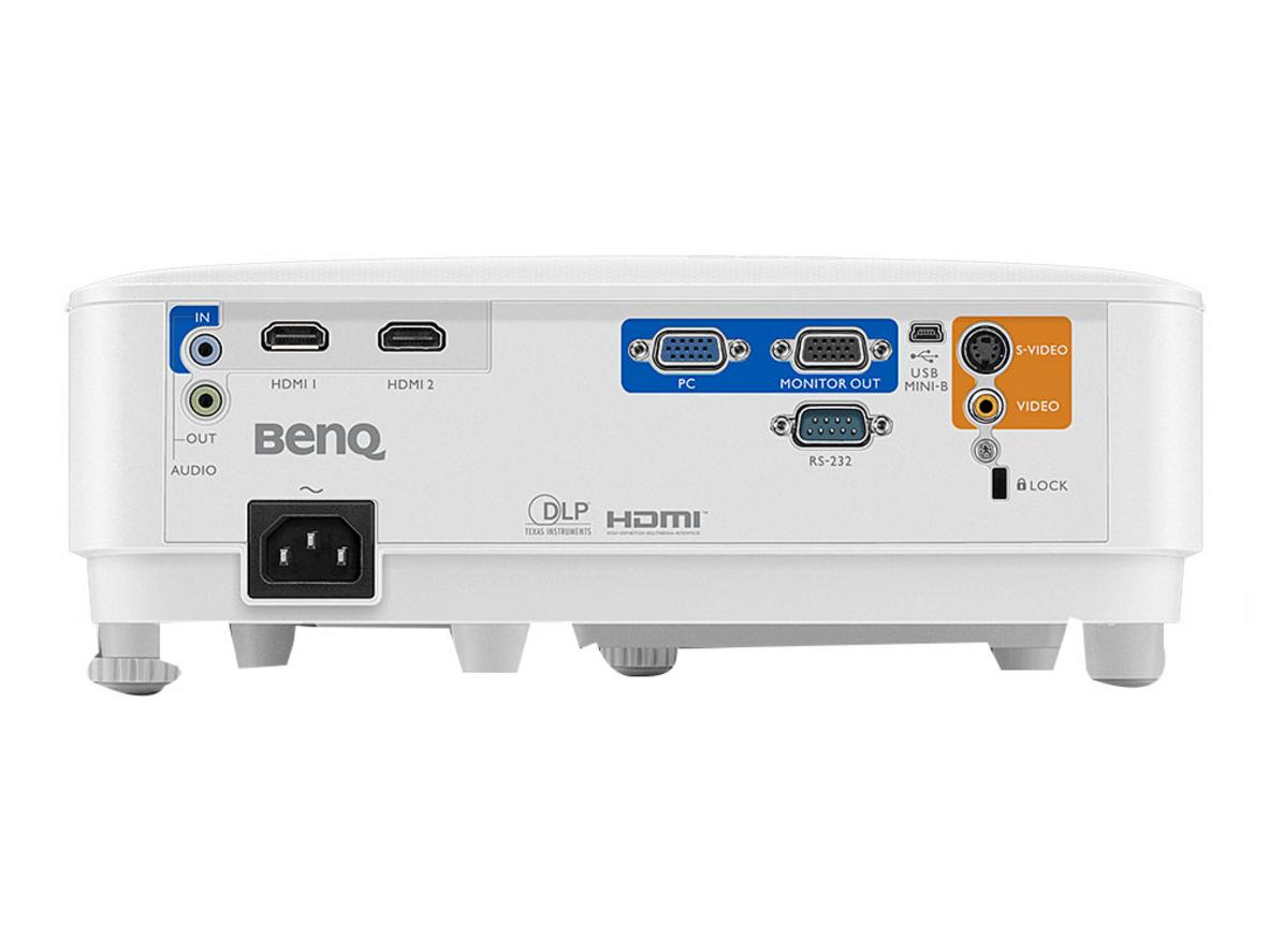 Hình ảnh thực tế trong lớp học với ánh sáng tự nhiên bật đèn (BenQ MS550) - rõ chữ, màu sắc trung thực, độ tương phản tốt.
