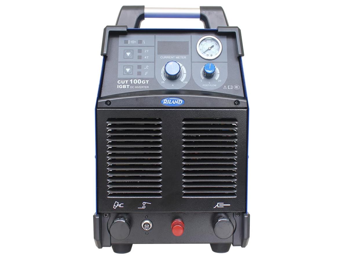 Module Inverter IGBT bên trong CUT 100GT, tối ưu tiết kiệm điện và ổn định hoạt động (ảnh cận cảnh). Ảnh mô tả: bo mạch và tản nhiệt.