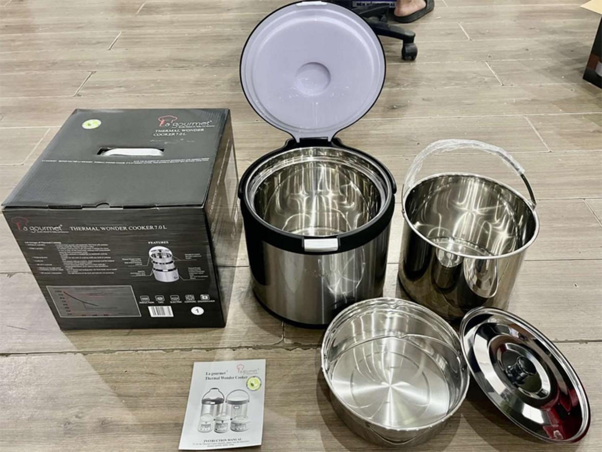 Lòng nồi Inox 304 an toàn và bền bỉ.