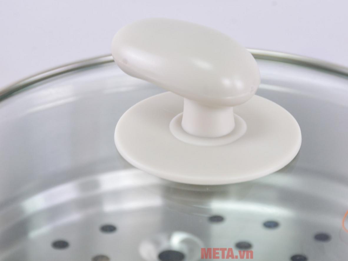 Inox 304 và xửng hấp inox — an toàn và dễ vệ sinh.