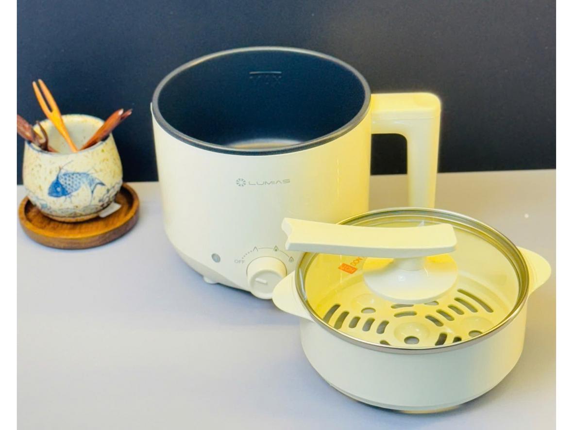 Khay hấp và vỏ 2 lớp an toàn