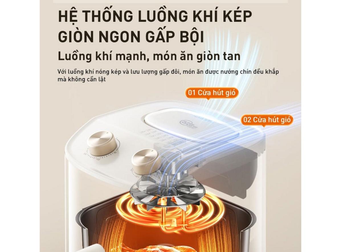 Khoang nồi kim loại và khay chống dính
