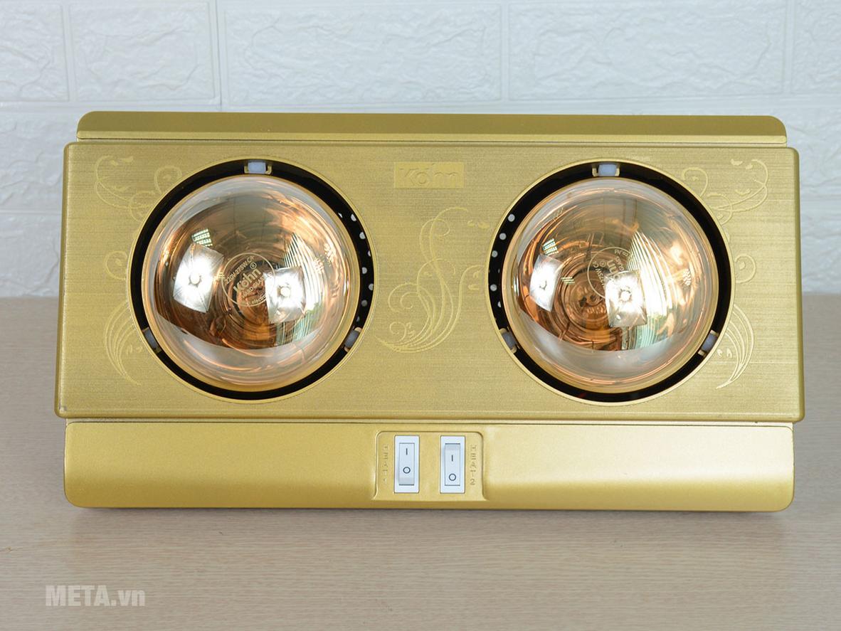 Công nghệ hồng ngoại 550W — ấm dịu, không khô da