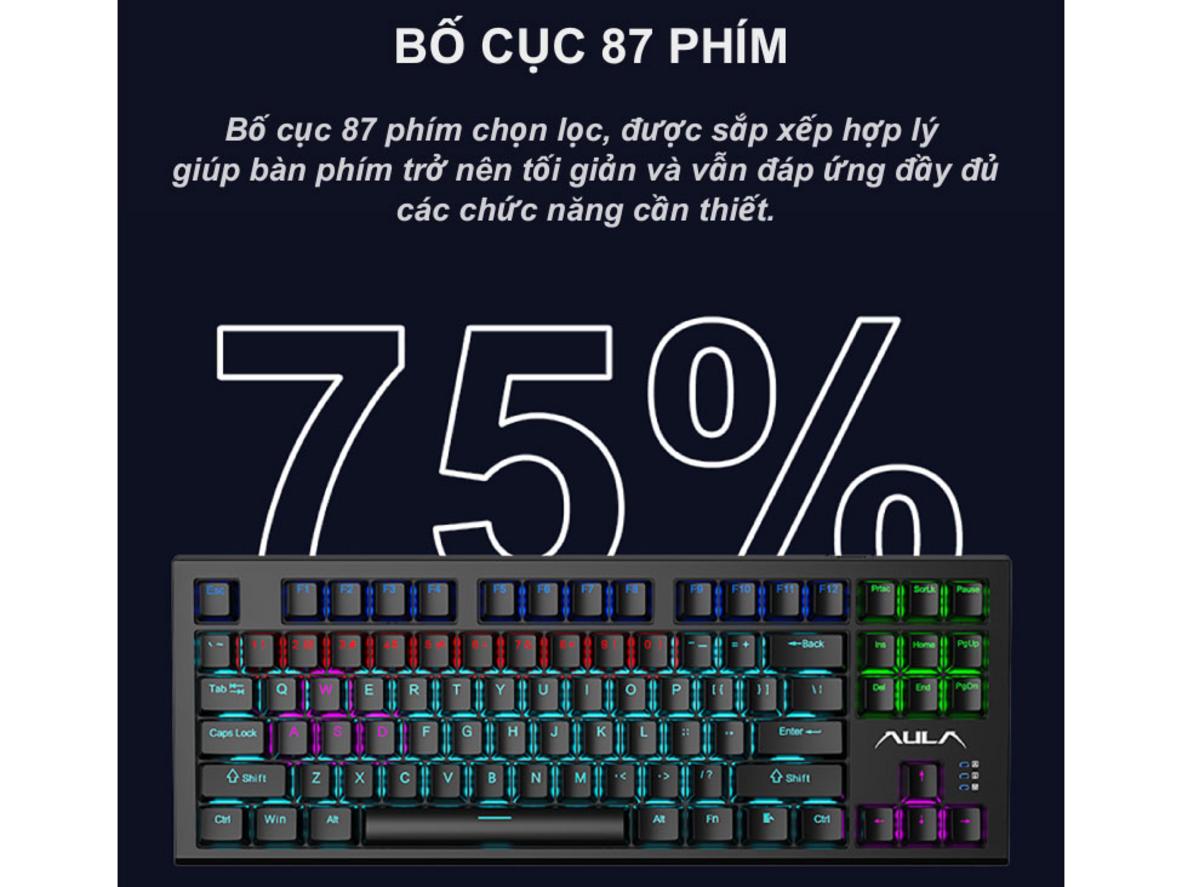 LED RGB, hot-swap (phiên bản), và keycap ABS