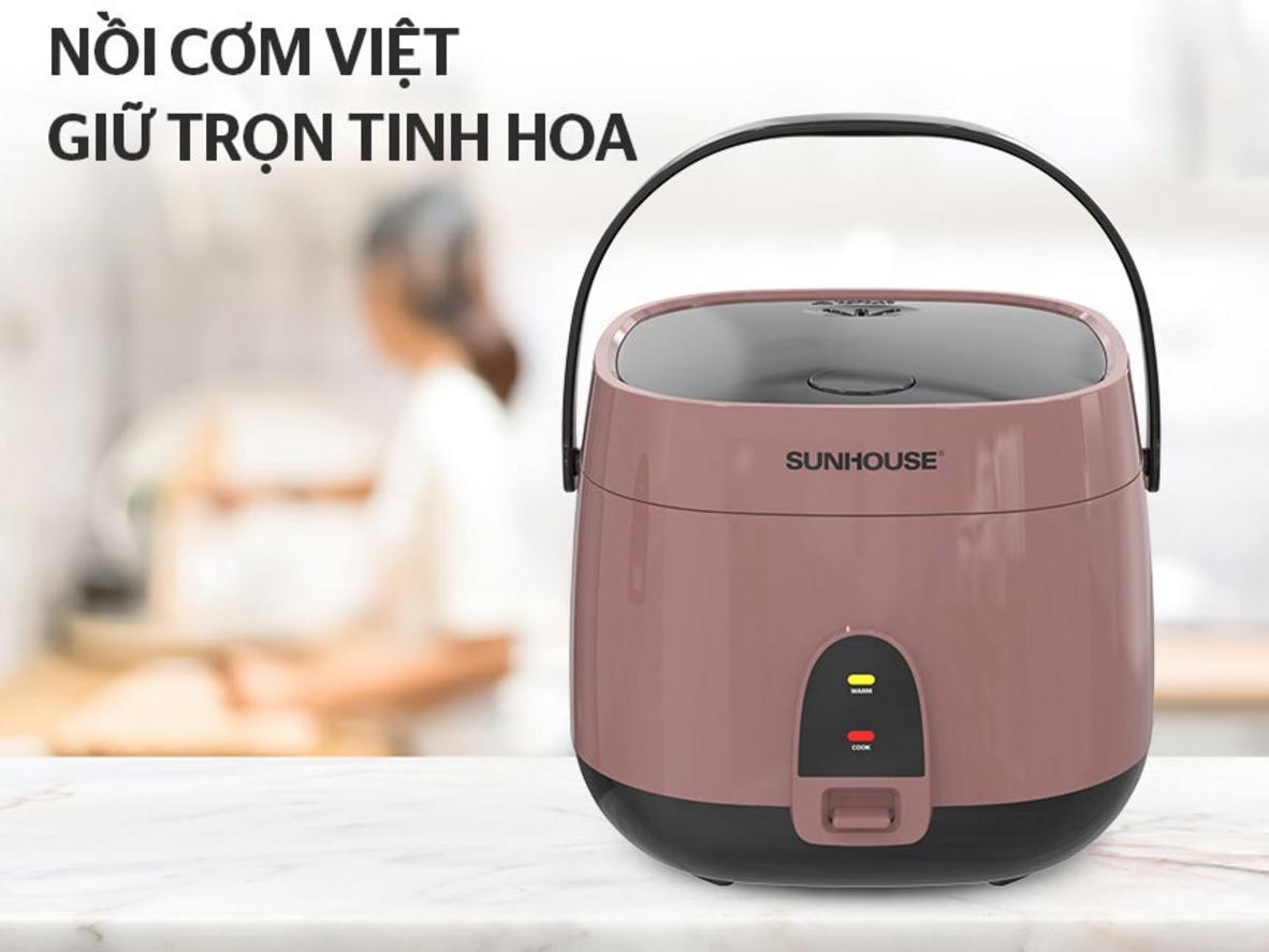 Lòng nồi dạng niêu 1.6mm, lớp chống dính