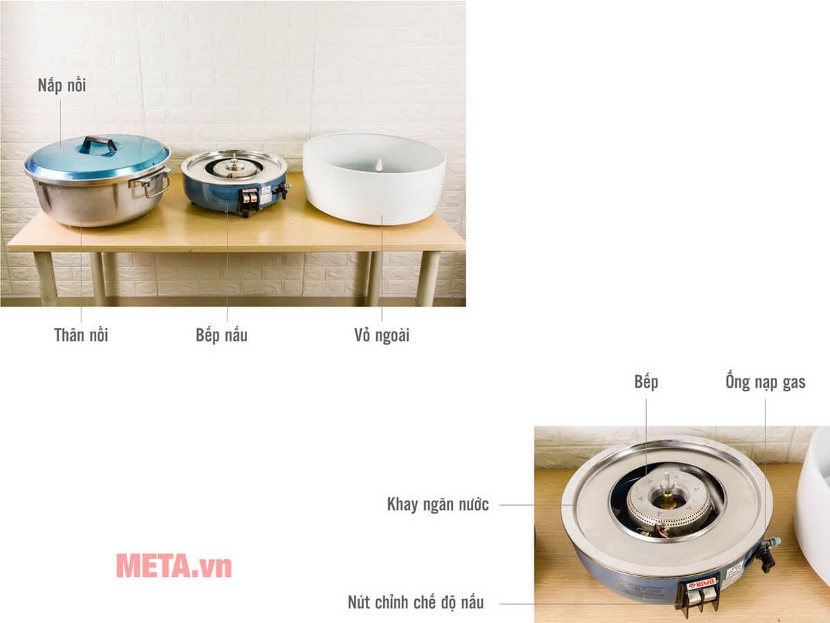 Lòng nồi hợp kim nhôm đúc cho nhiệt truyền đều