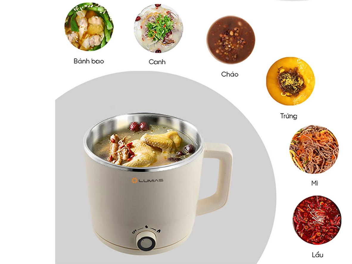 Lòng nồi SUS304 — an toàn cho sức khỏe, dễ vệ sinh.