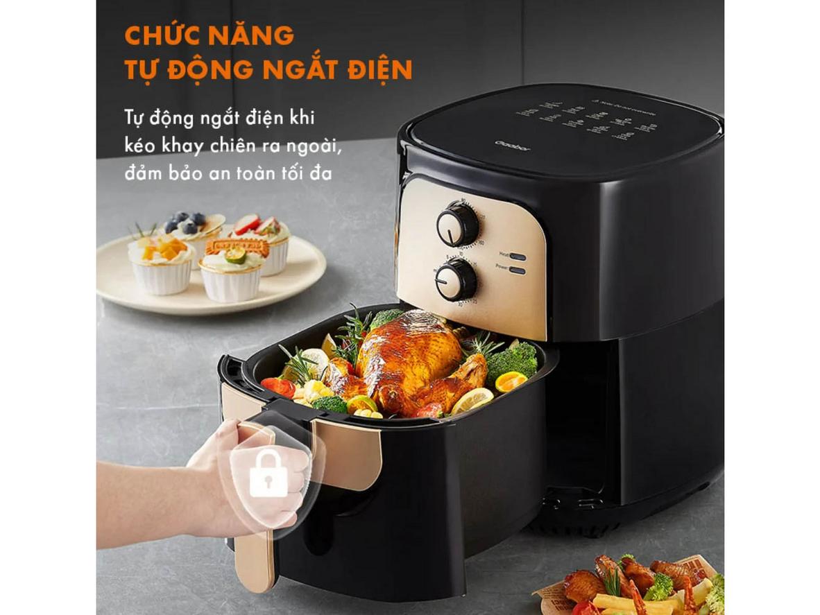 Lòng nồi dễ tháo rời, chống dính