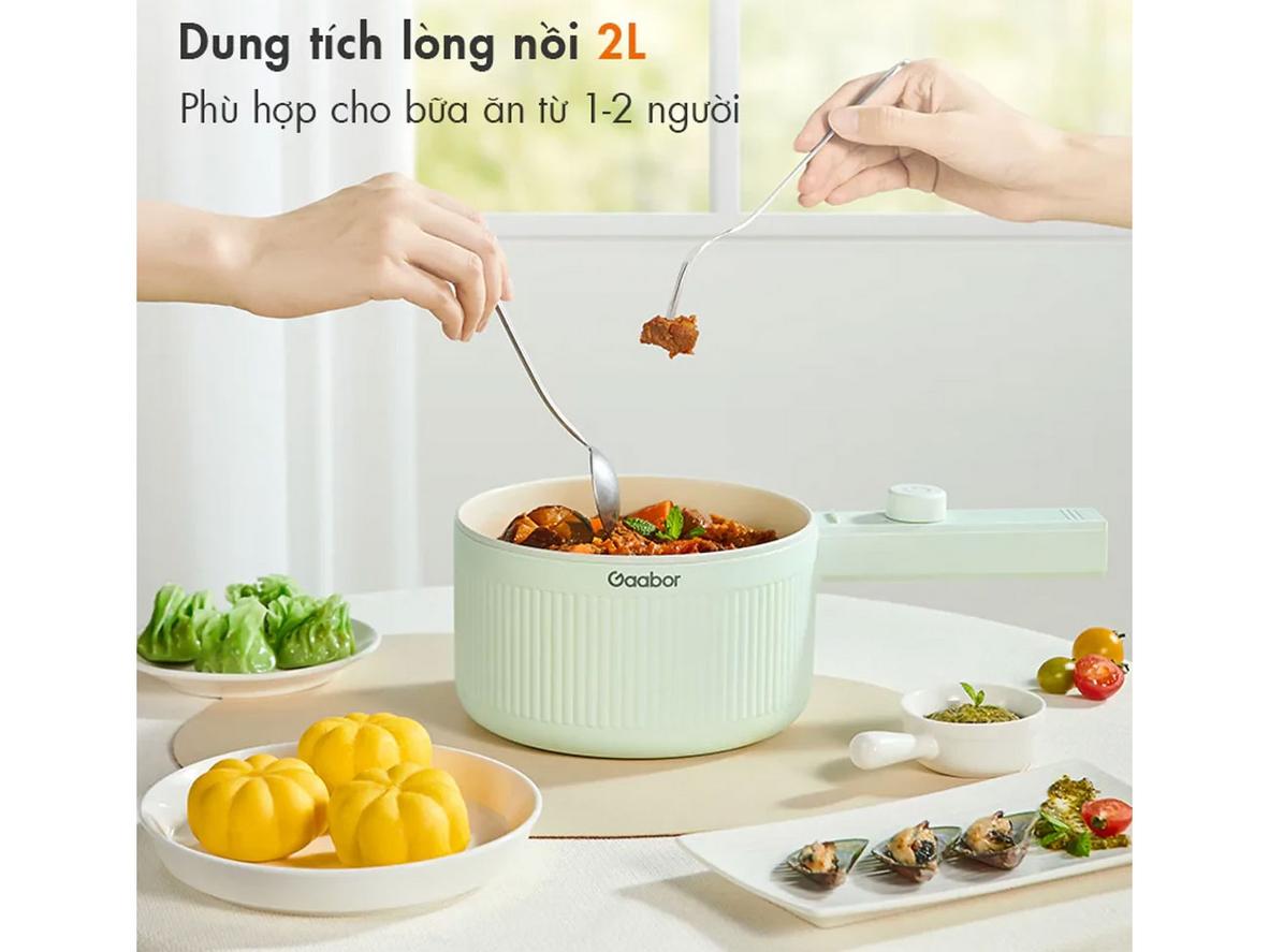 Nồi điện đa năng Gaabor EC-20M01A - 2 lít