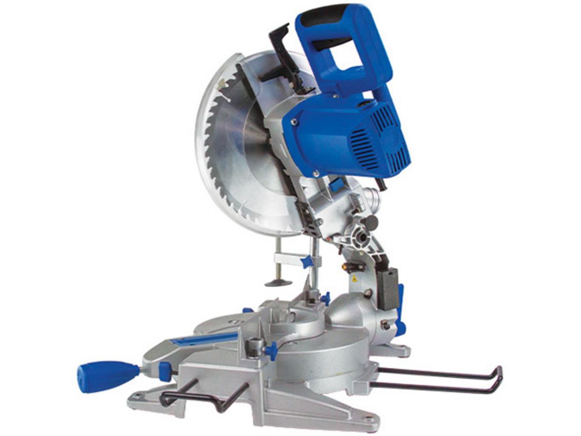 Lưỡi 255mm cho đường cắt mịn, phù hợp cắt nhôm và có thể thay lưỡi để cắt gỗ.