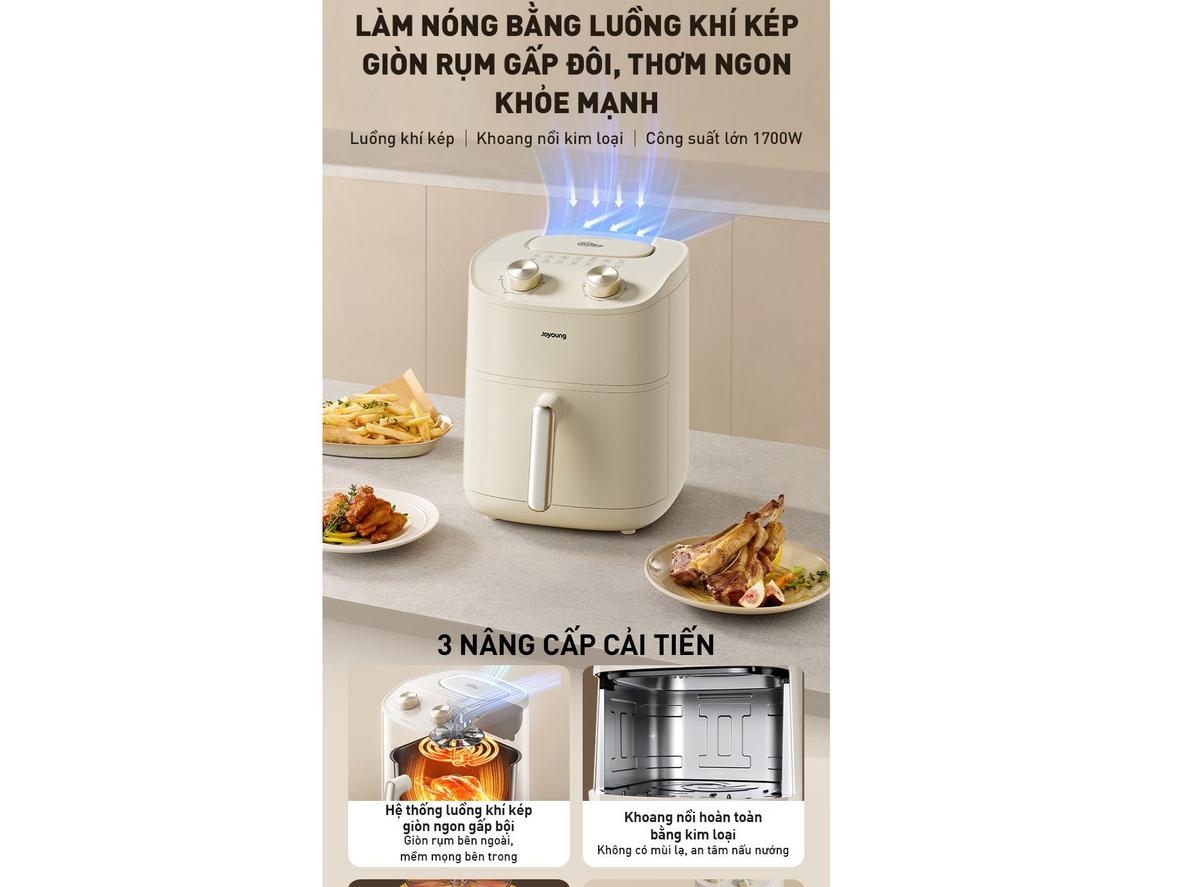 Minh họa công nghệ luồng khí kép