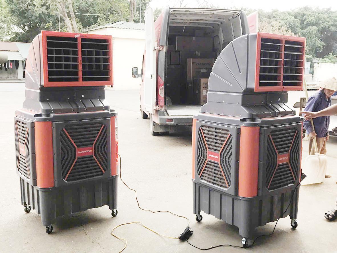 Lưu lượng gió 35.000 m³/h — làm mát nhanh