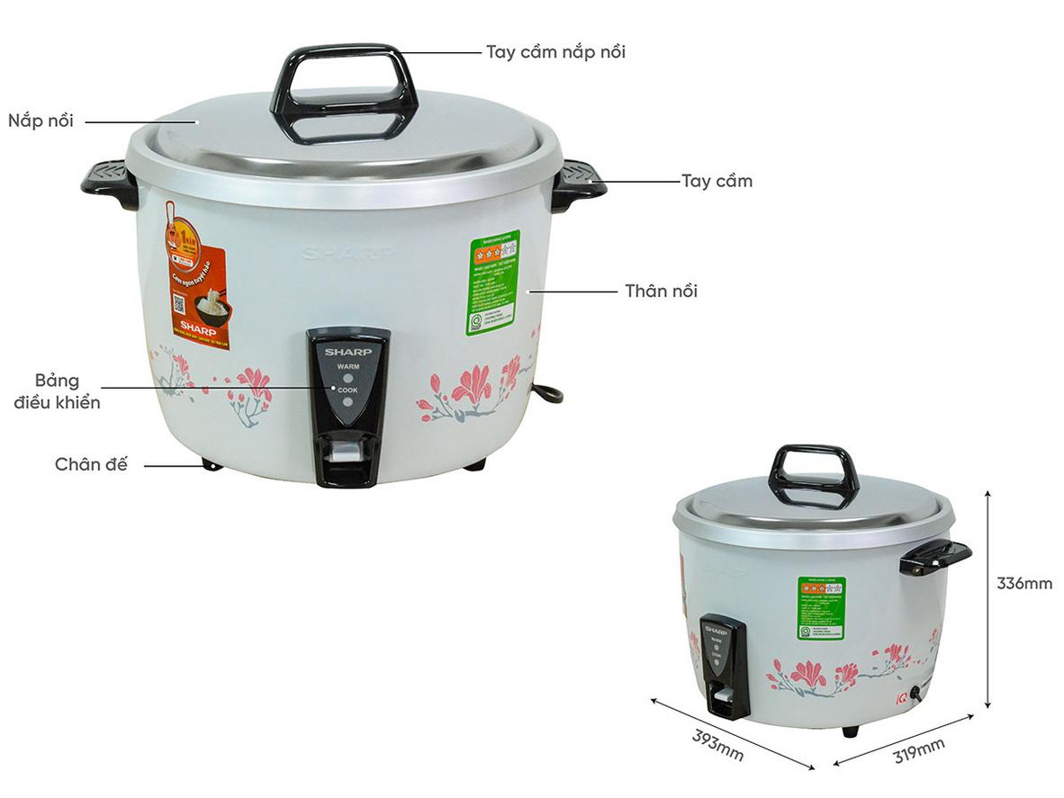 Mâm nhiệt 1D của Sharp KSH-D44V