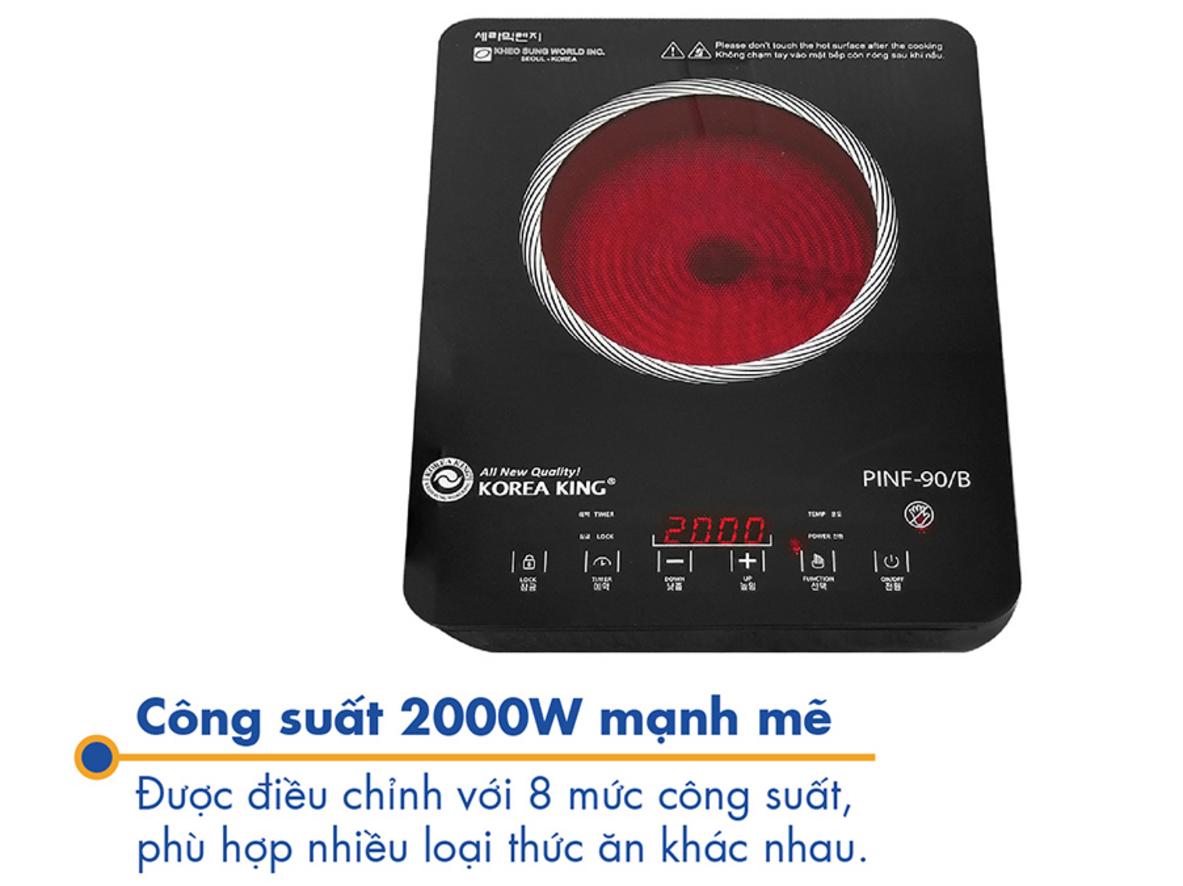 Mặt kính Crystallite Vitroceramic đẹp và dễ vệ sinh.