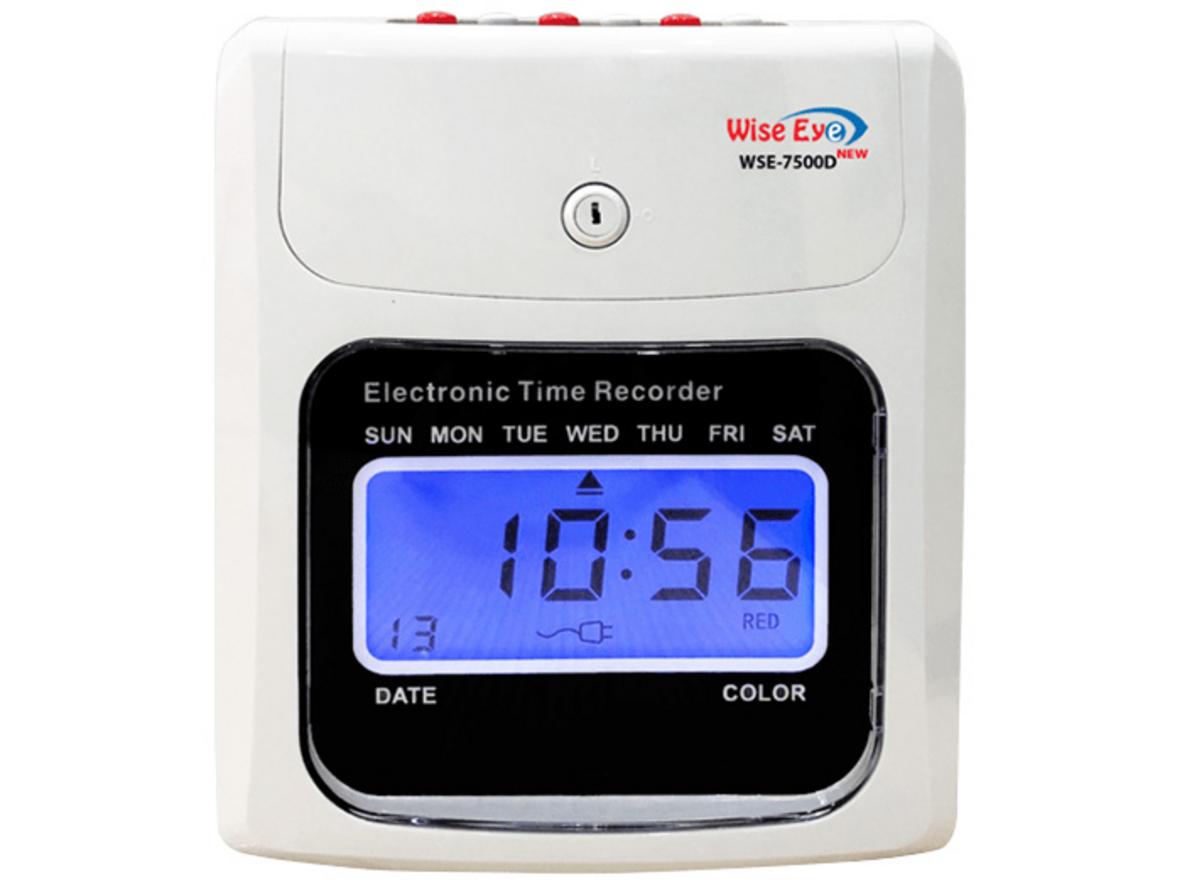 Tổng quan Máy chấm công thẻ giấy Wise Eye WSE-7500D