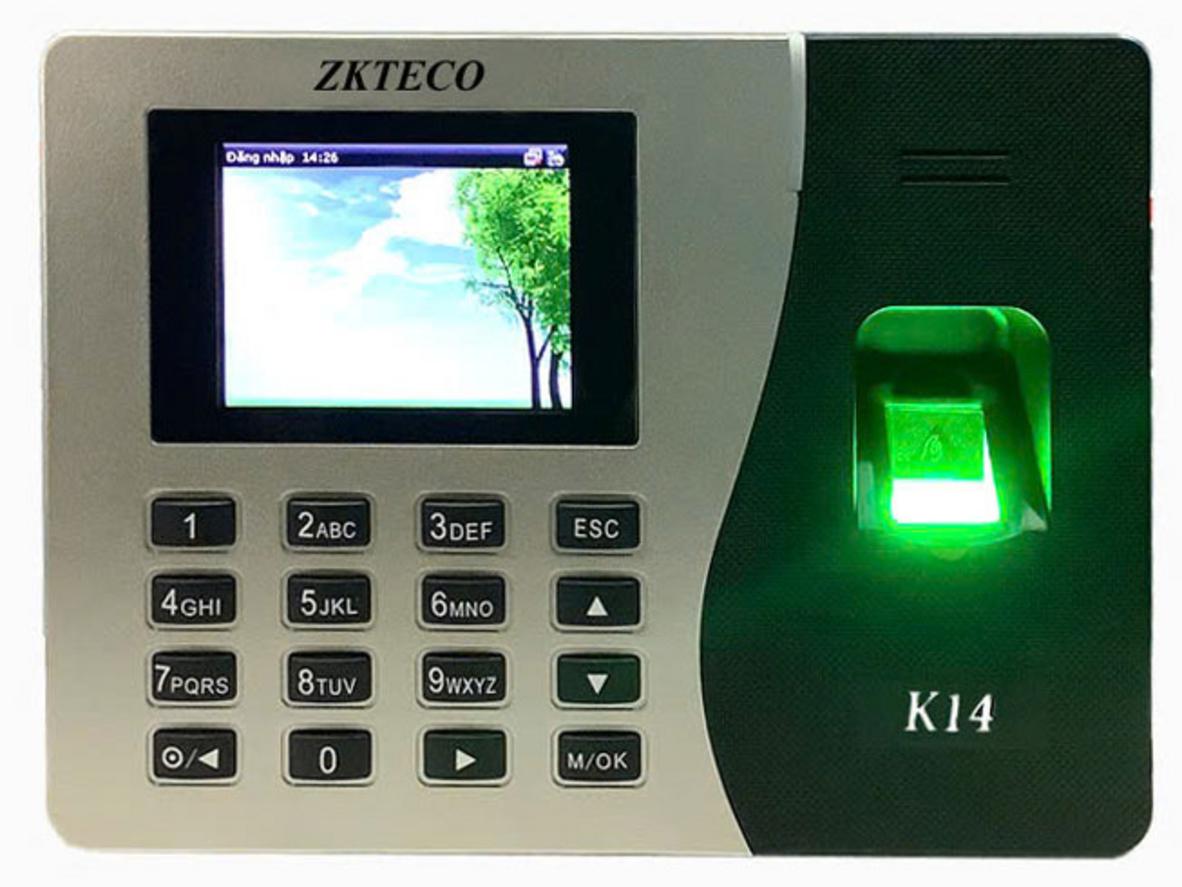 Tổng quan Máy chấm công Zkteco K14