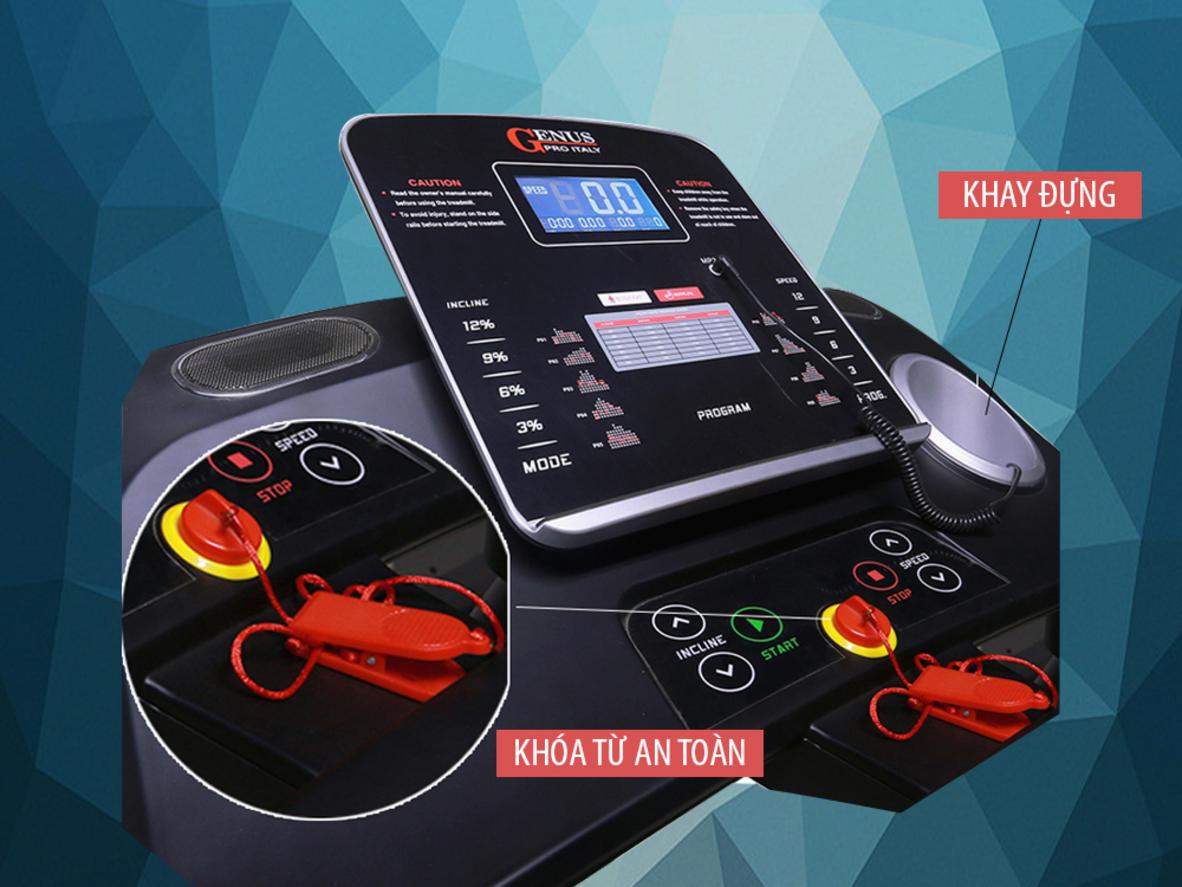 Tổng quan Máy chạy bộ điện đa năng Genus 313FI