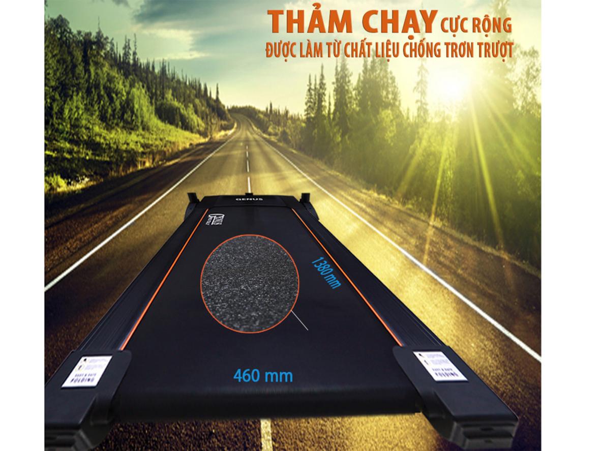 Tổng quan Máy chạy bộ điện đa năng Genus 315FI