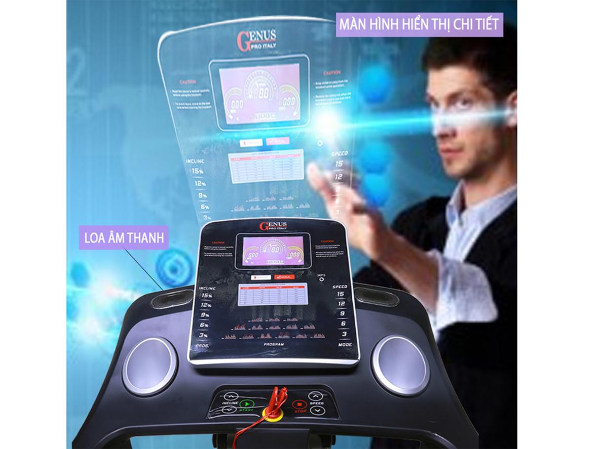 Tổng quan Máy chạy bộ điện đa năng Genus 315FI