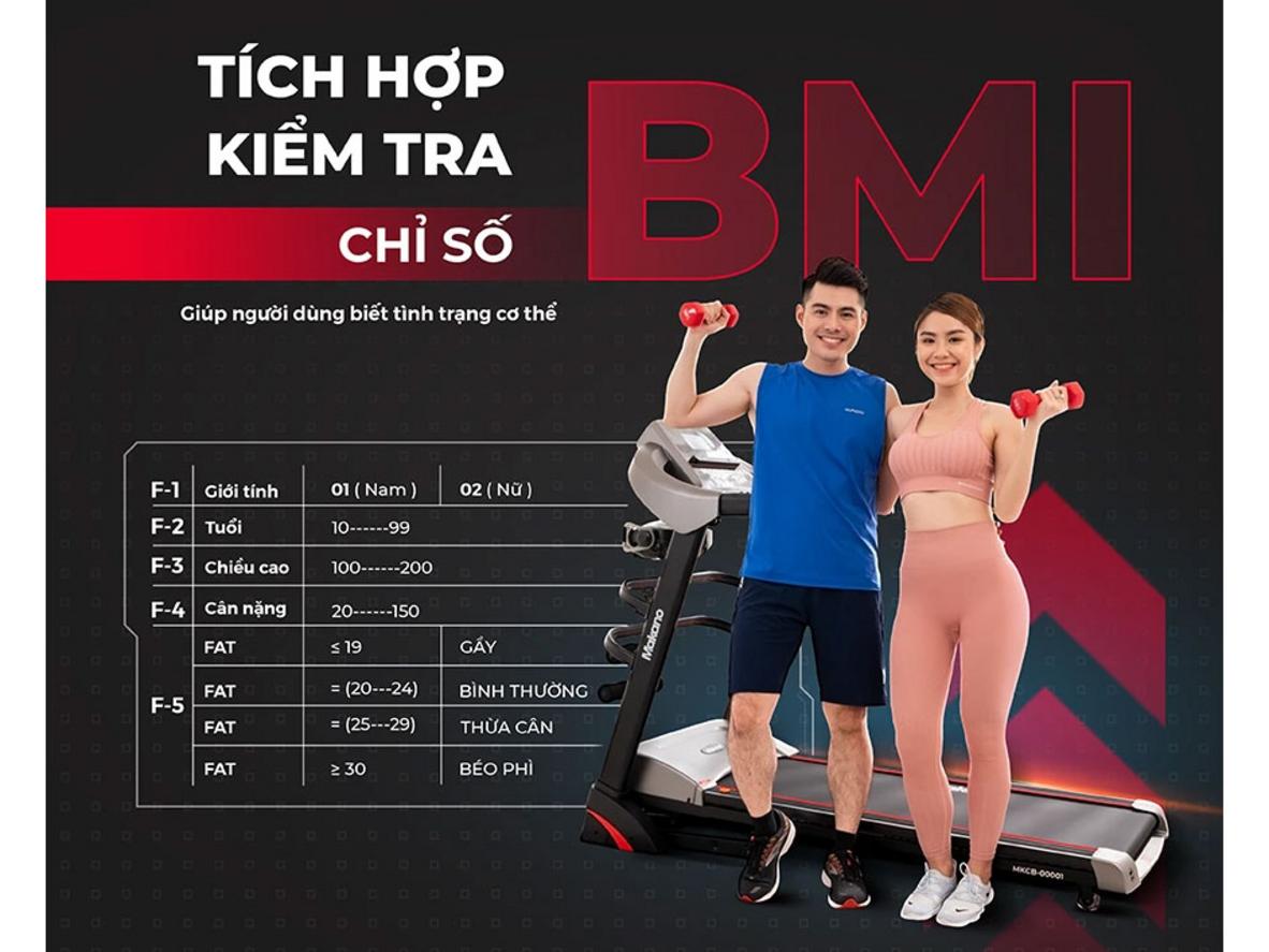 Băng chạy rộng 1300 x 460 mm