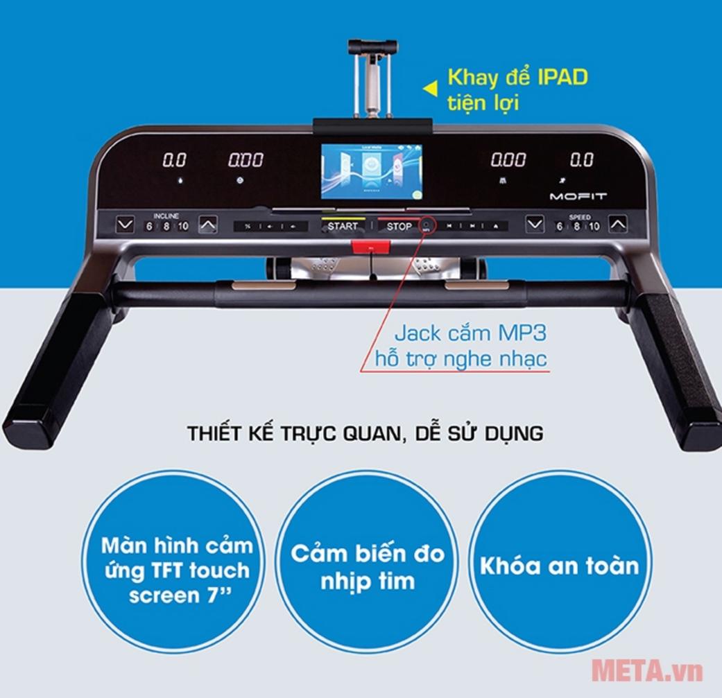 Động cơ DC 3.0HP của Mofit PRO915 giúp vận hành êm ái và bền bỉ trong thời gian dài.