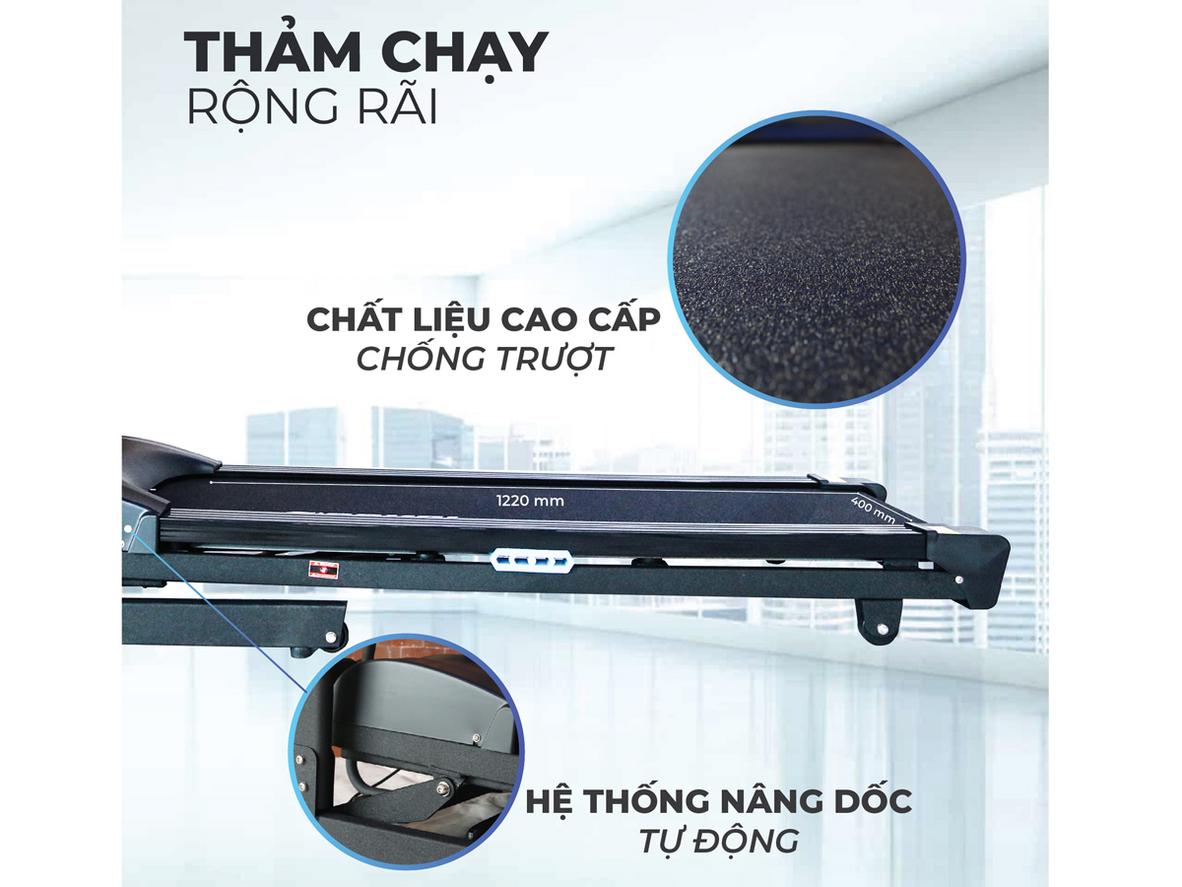 Độ dốc tự động 3 mức — tăng hiệu quả tập