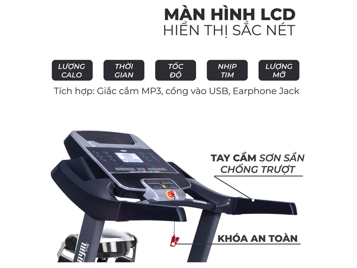 Động cơ DC 3.0HP của Royal 5754B hoạt động êm và bền bỉ trong sử dụng gia đình lâu dài