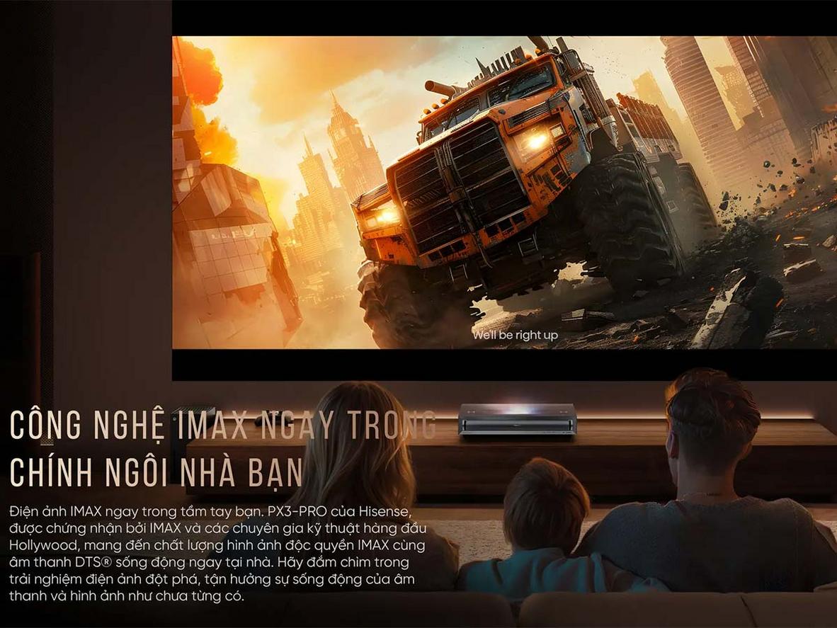 Tổng quan Máy chiếu Laser cinema siêu gần Hisense PX3-Pro
