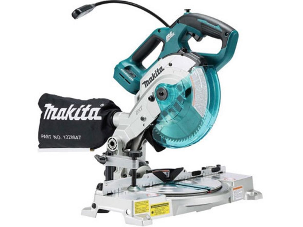 Tổng quan Máy cưa đa góc để bàn dùng pin Makita DLS600Z (BL, chưa pin, sạc)