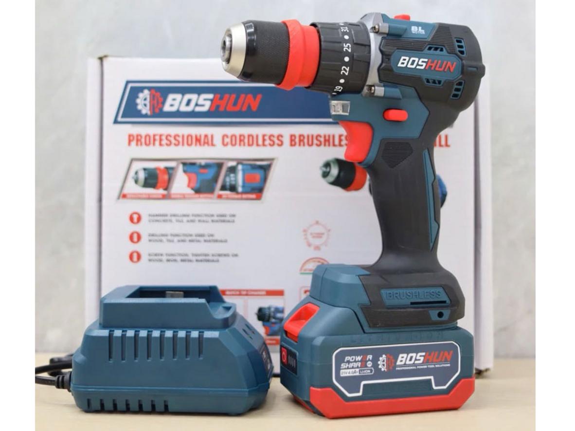 Tổng quan Máy khoan pin Boshun BS-Q1065BL (không chổi than)