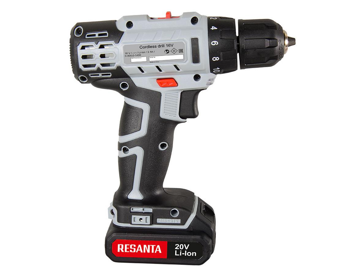 Tổng quan Máy khoan pin Resanta 20V (75/14/16)