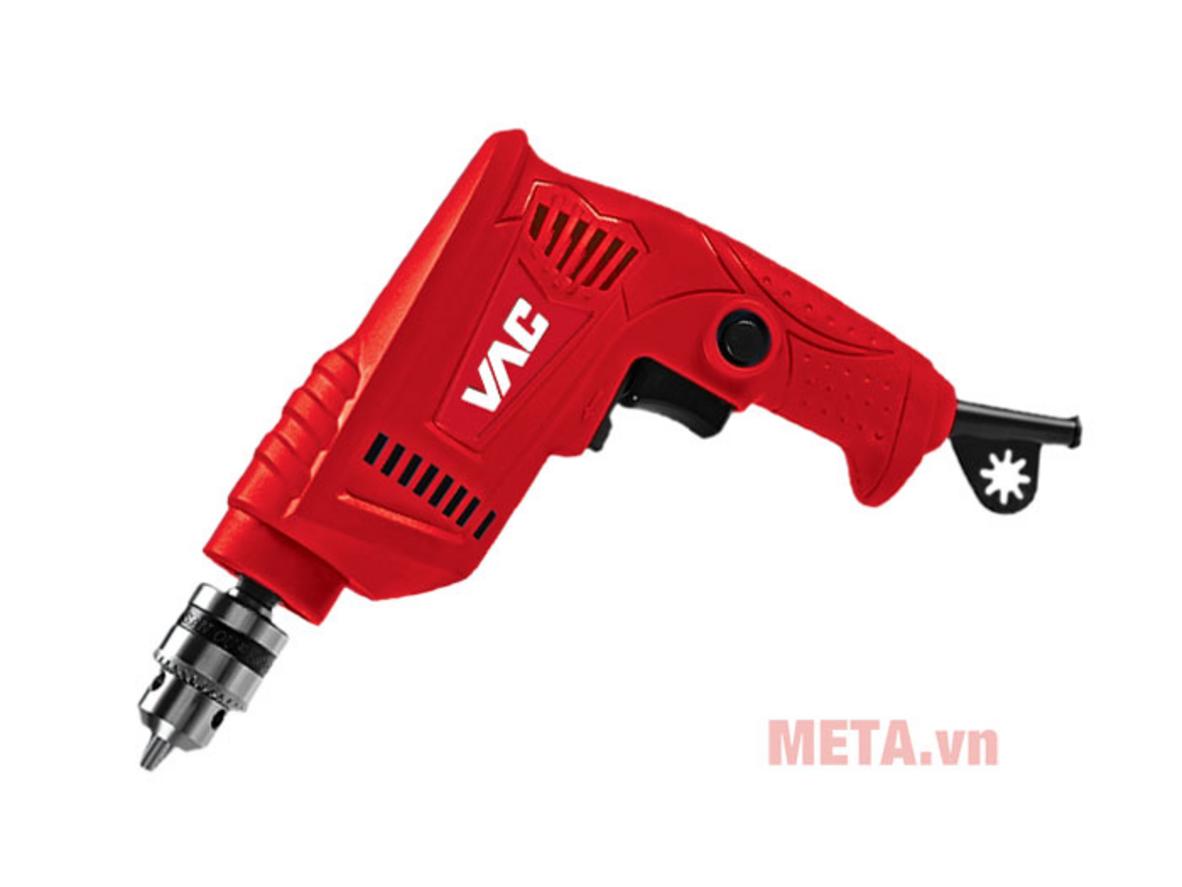Khoan gỗ đến 25mm và thép đến 10mm.