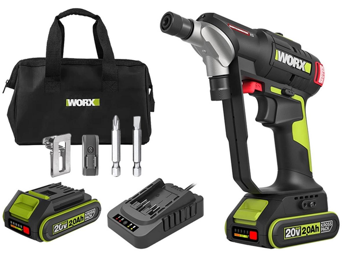 Tổng quan Máy khoan vặn vít dùng pin 20V Worx WU177