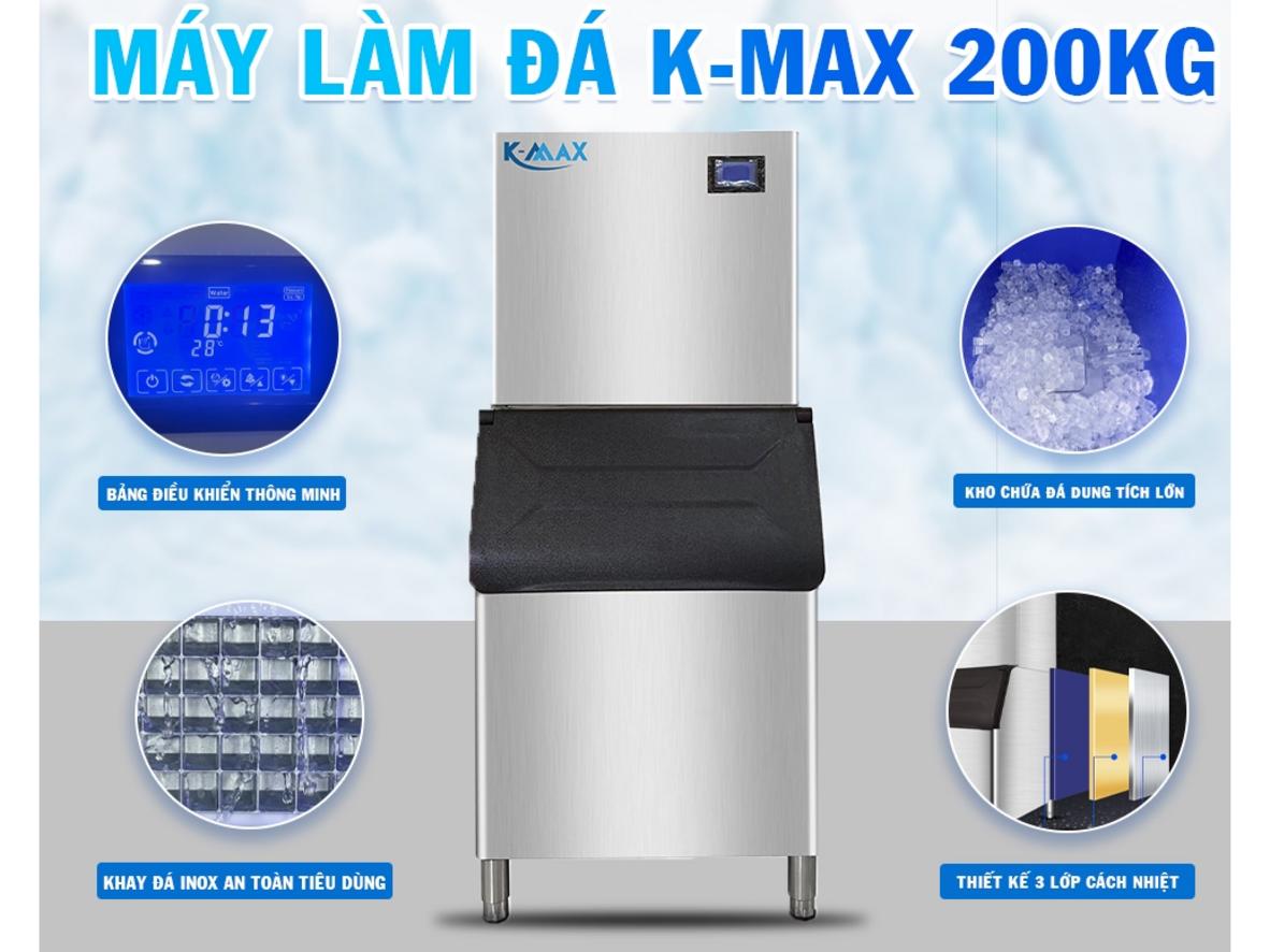 Tổng quan Máy làm đá K-Max QH500 (200 kg/ngày)