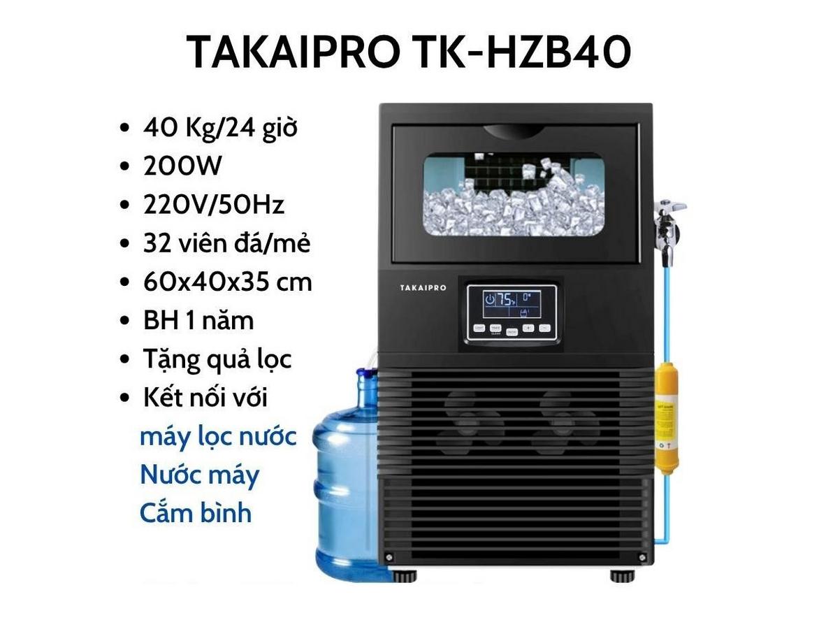 Tổng quan Máy làm đá viên Takai Pro TK-HZB40