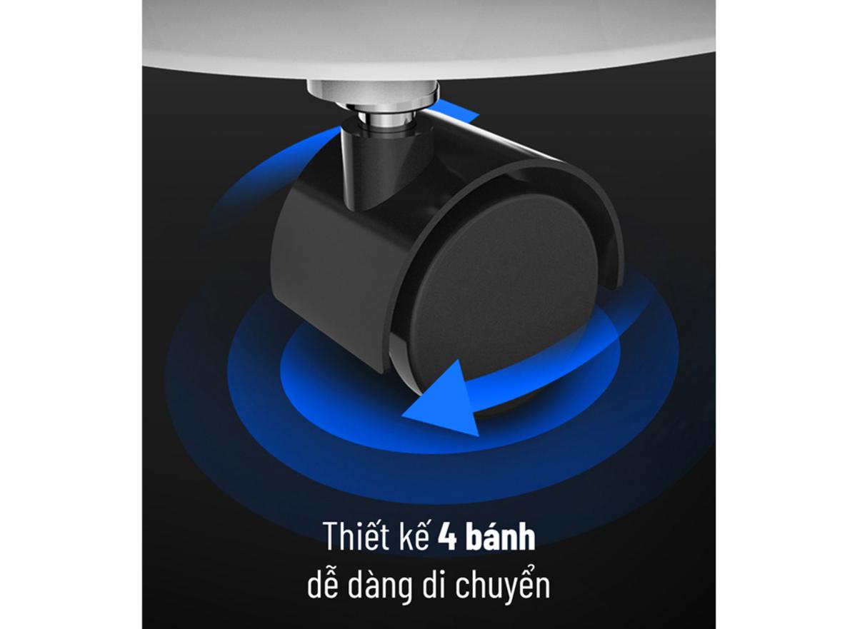 Công suất 110W giúp tiết kiệm điện so với điều hòa.