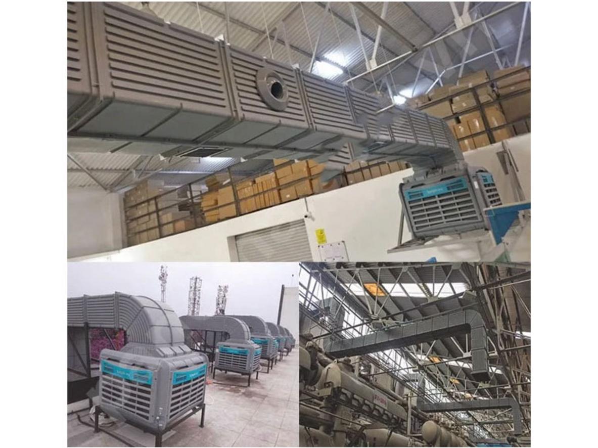 Motor dây đồng, tấm Cellulose và vỏ nhựa chống UV.