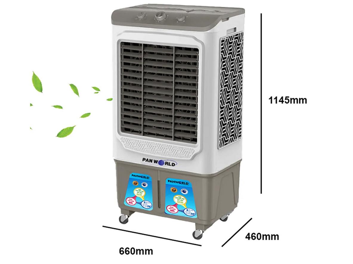 Lưu lượng gió 5.000 m³/h — làm mát nhanh cho phòng 40–50m².