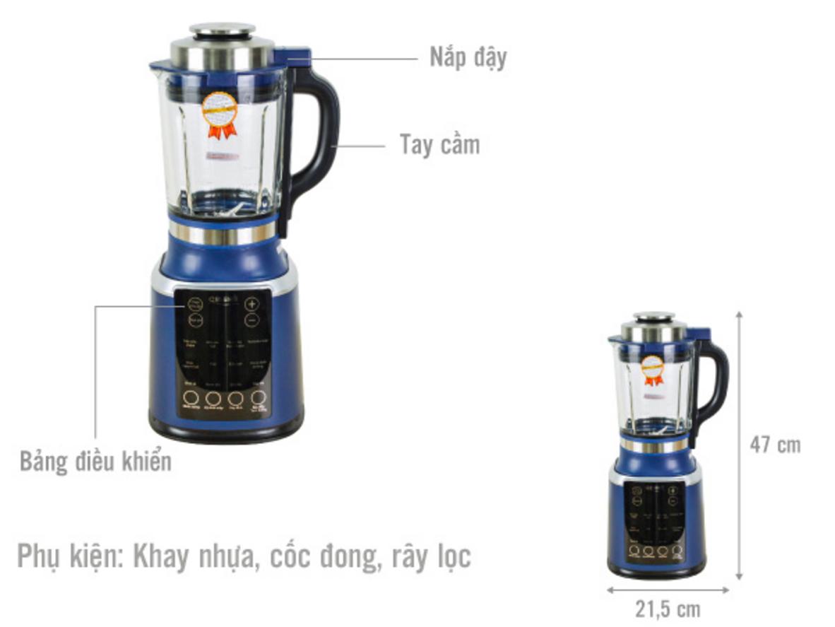 Động cơ mạnh mẽ cho khả năng xay mịn và nấu nhanh.