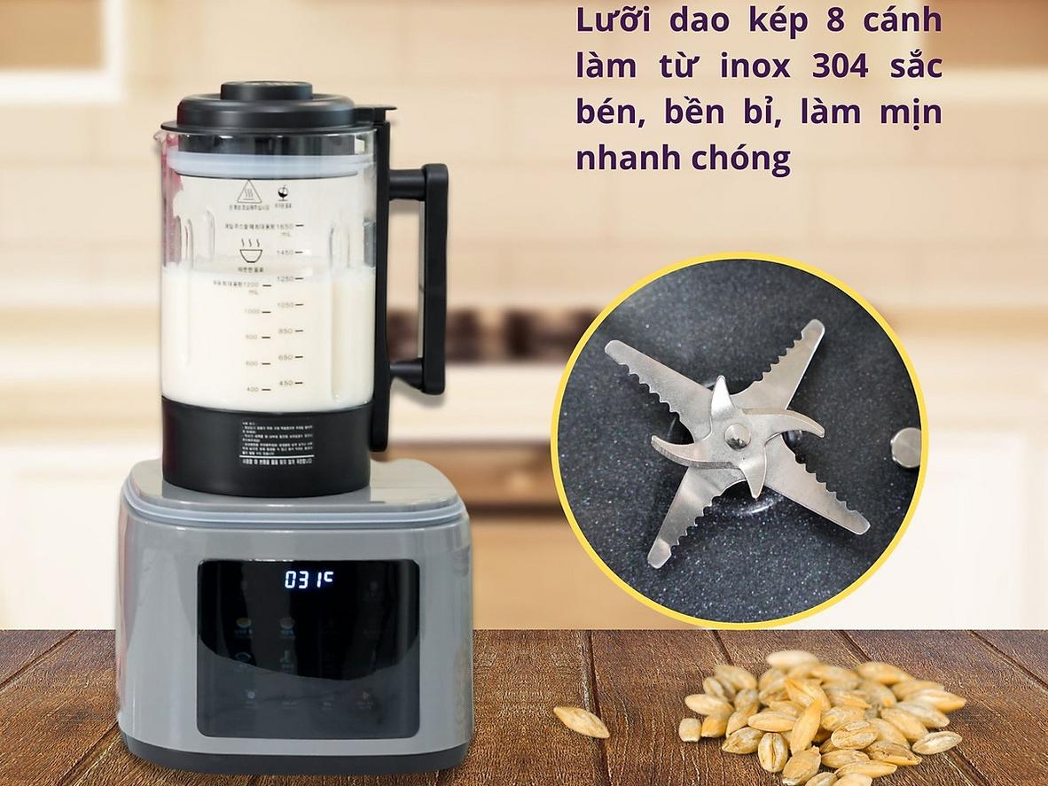 Lưỡi dao Inox 304 xay mịn, bền bỉ