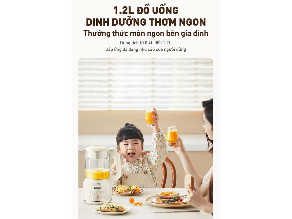 Tổng quan Máy làm sữa hạt Joyoung JSM-135 1.2 lít