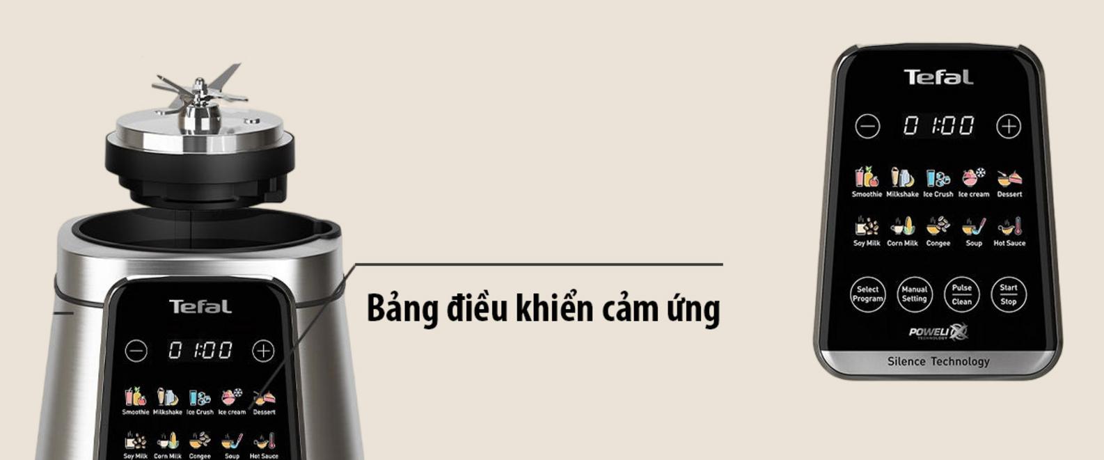 Máy làm sữa hạt, xay nấu đa năng chống ồn Tefal BL98SC66