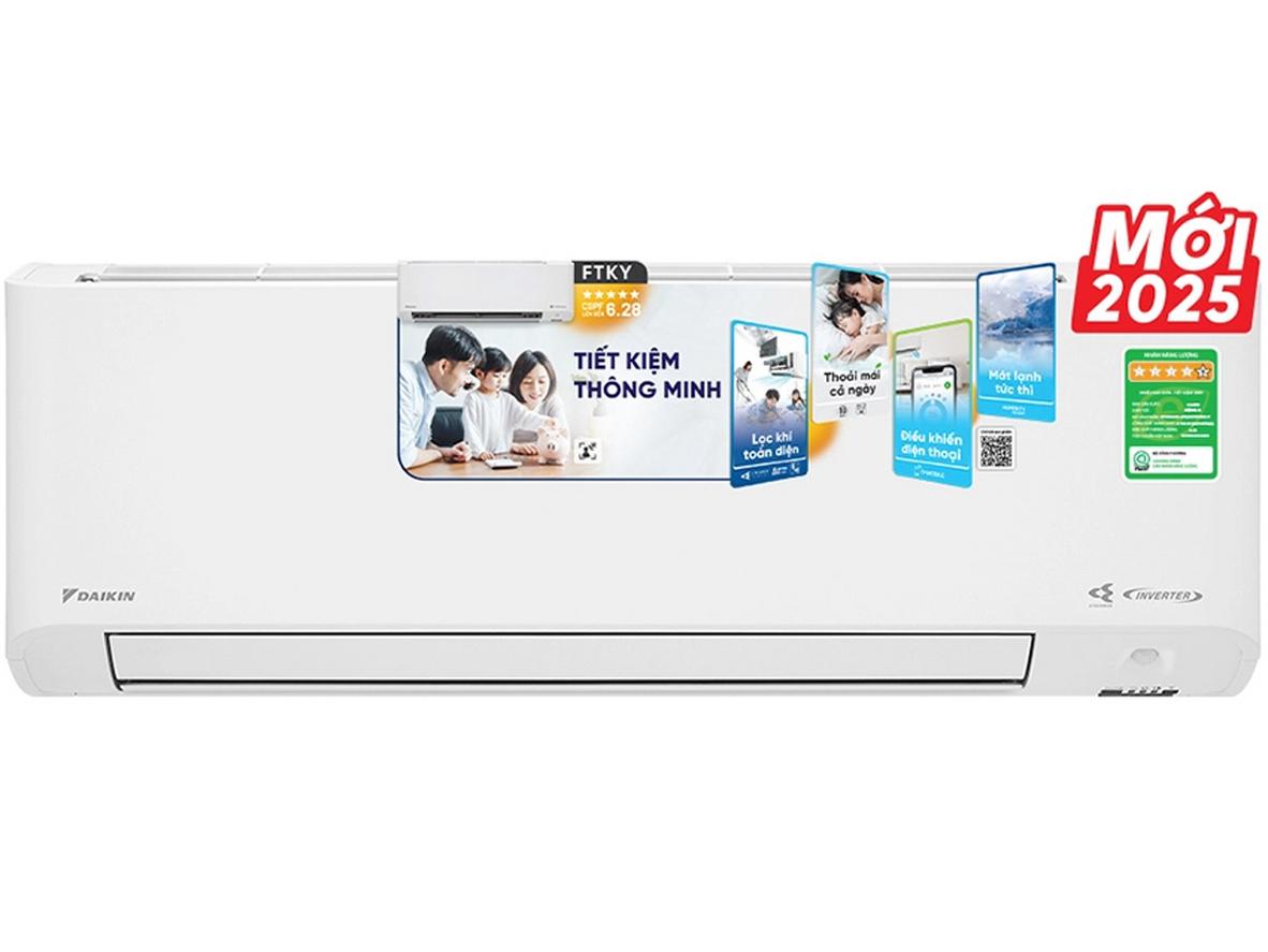 Tổng quan Máy lạnh Daikin Inverter 1 HP FTKY25ZVMV / RKY25ZVMV