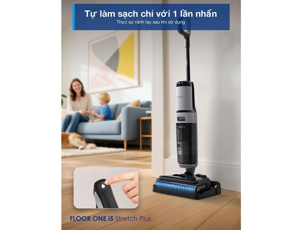 Lực hút 20.000 Pa xử lý tóc và vết bẩn cứng đầu