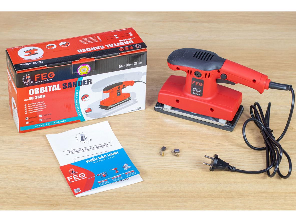 Mô tơ và tay cầm chống trượt của FEG EG-360B (ảnh chi tiết).