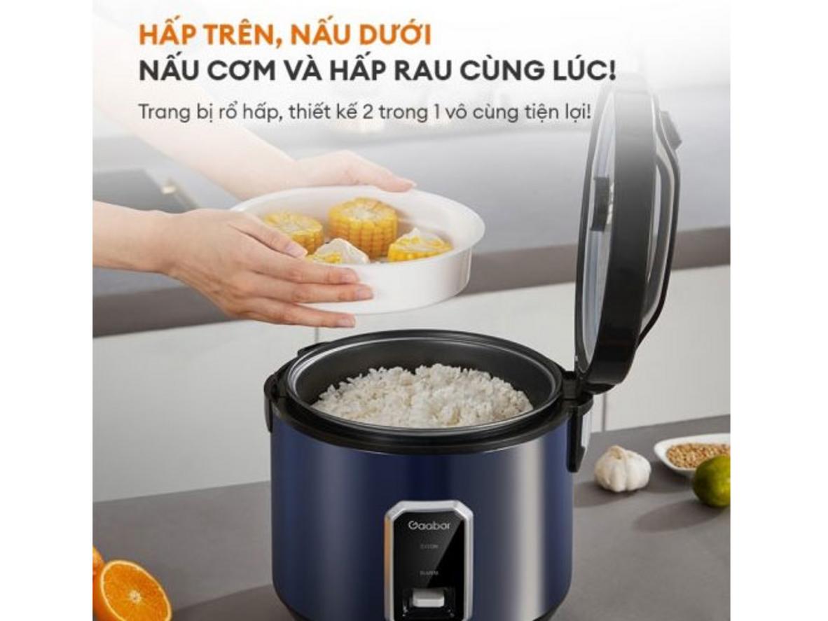 Nắp gài an toàn, giảm rủi ro bỏng hơi