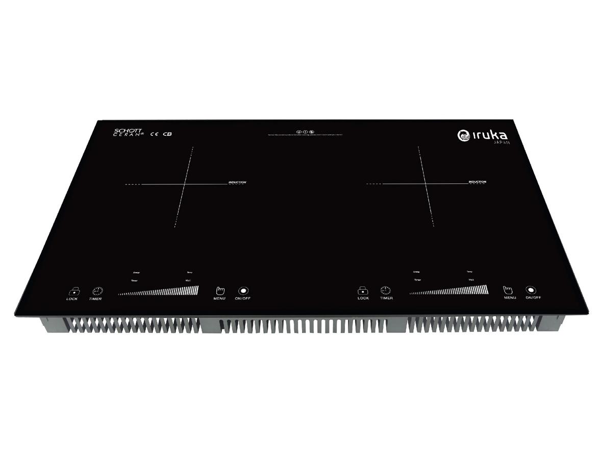2 vùng nấu độc lập giúp nấu cùng lúc 2 món
